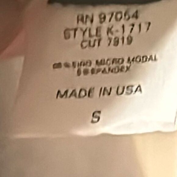 Krisa Women's S Wrapover Blouse Black Dressy Off Shoulder Micro Modal Top NWT - Picture 11 of 11